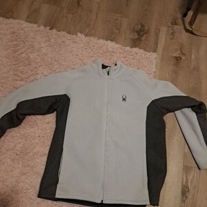 Spyder Gray and Black Performance Jacket